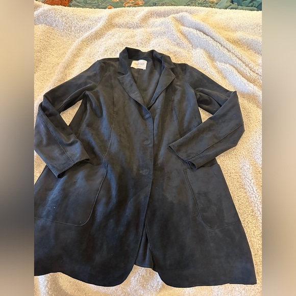 Velvet by Graham & Spencer Black Blazer Tailored Suit Jacket M - Picture 5 of 6